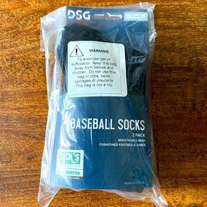 NWT - Boys Baseball Socks (2 packs)